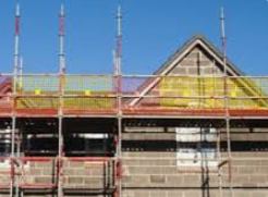 Property Development with scaffolding